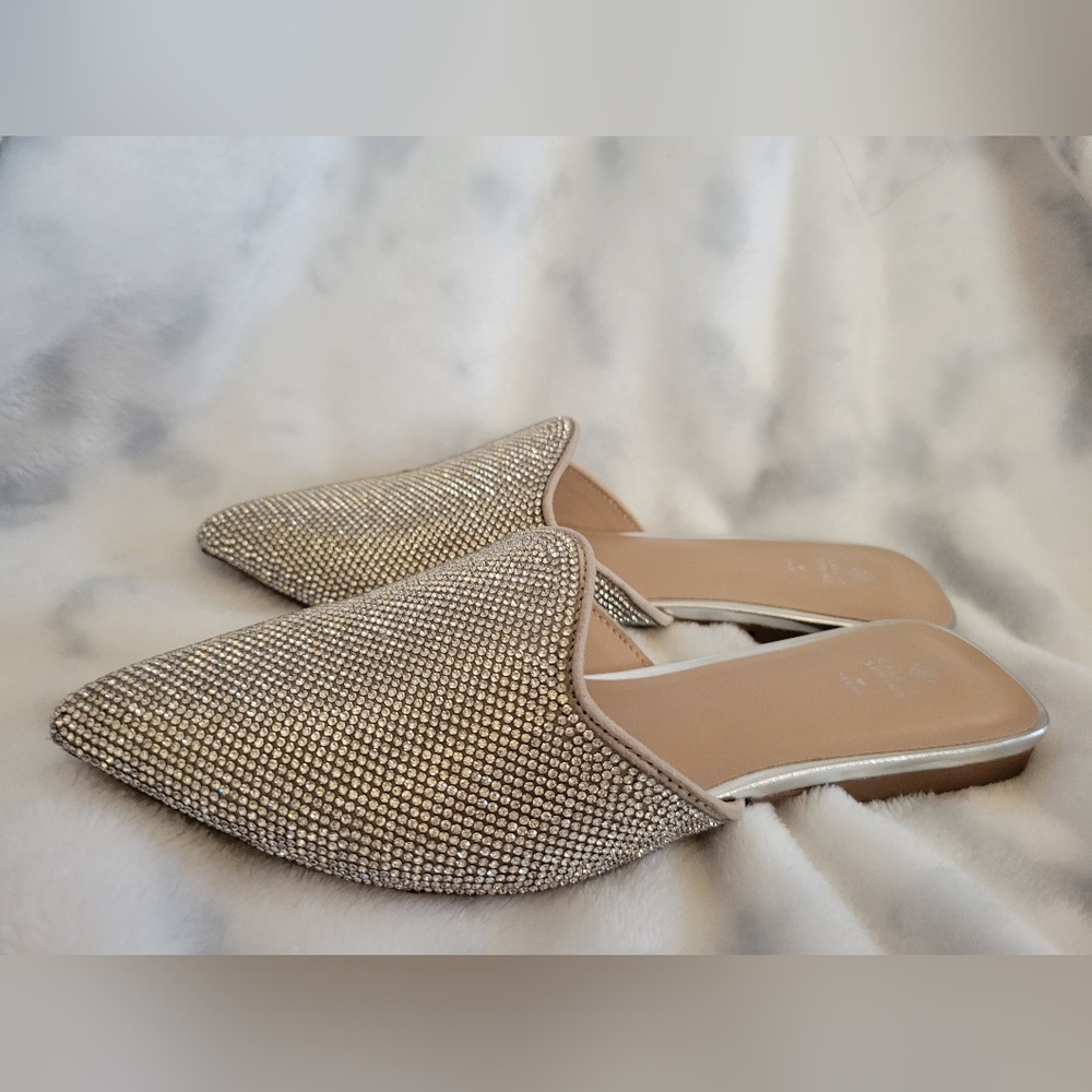 Call It Spring by ALDO Gloriaa vegan backless loafers in bone Size 6.5